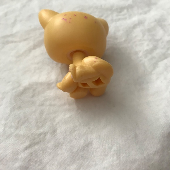 RARE Littlest Pet Shop Paws Off Feline Shorthair Cat Toy Figure Sparkly Eyes - Picture 3 of 5